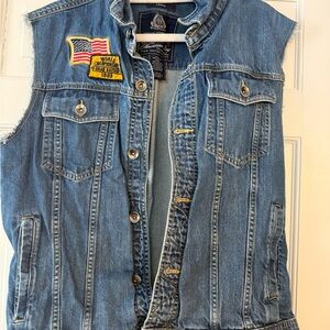 American Rag Blue Denim Vest